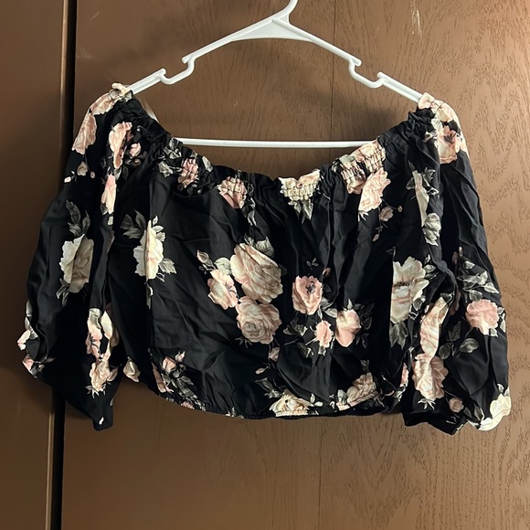 Floral print crop top - Picture 4 of 6